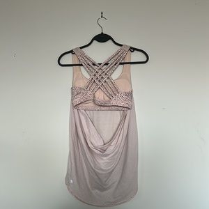 Lululemon Open-Back Tank With Built-In-Bra